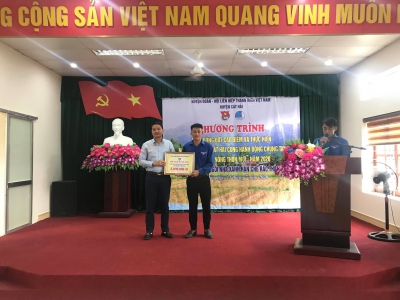 Công trình thanh niên: Đoàn thanh niên khu kinh tế chung tay xây dựng nông thôn mới